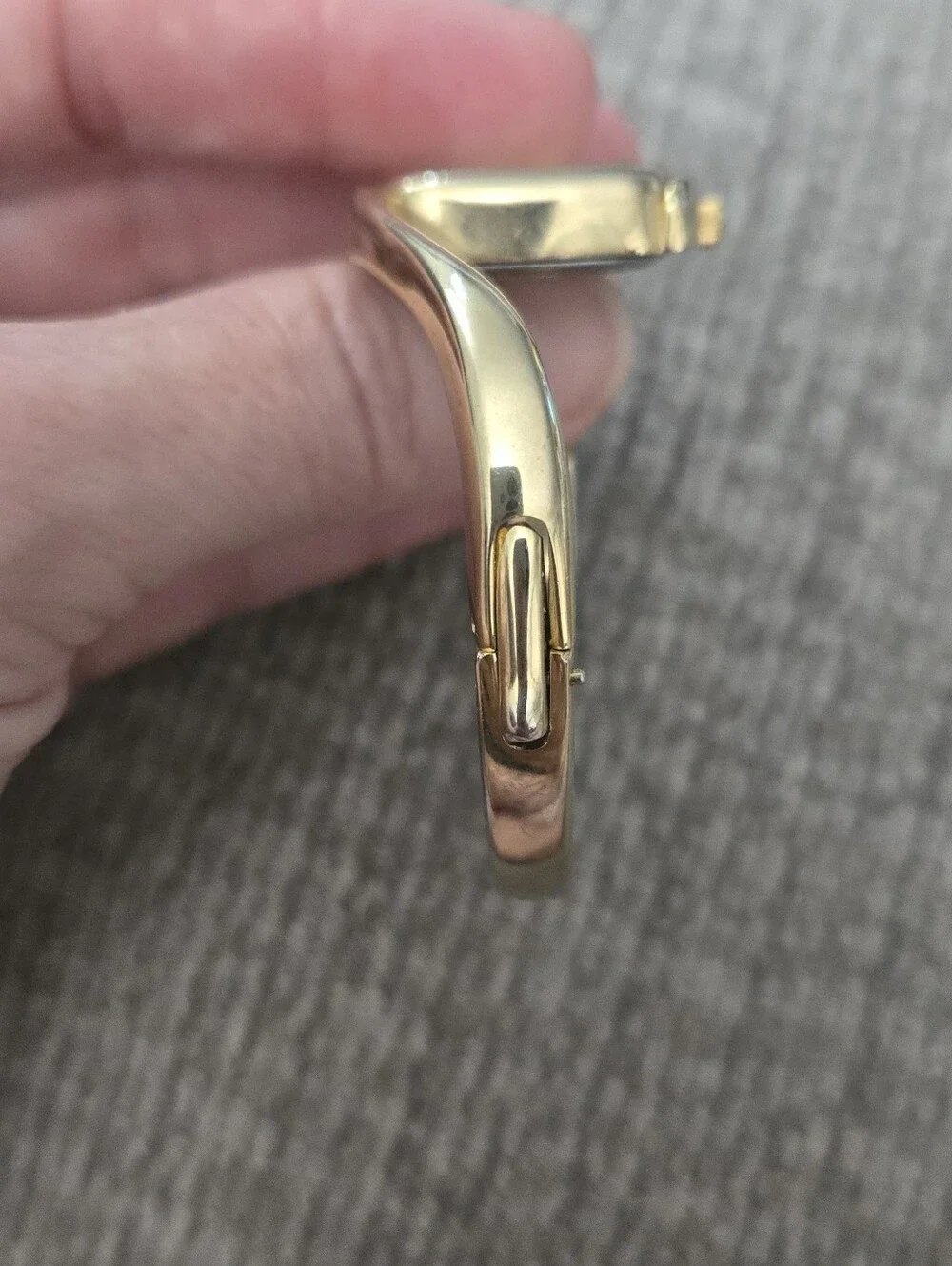 Japan Vintage Quartz MOVT Gold Cuff Women's Watch